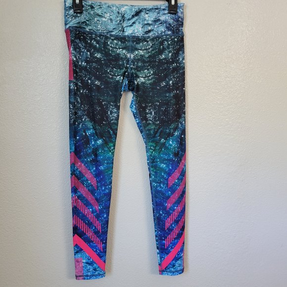 Noli Yoga Leggins Marble Galaxy Blue 